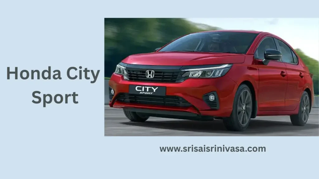 honda city sport edition