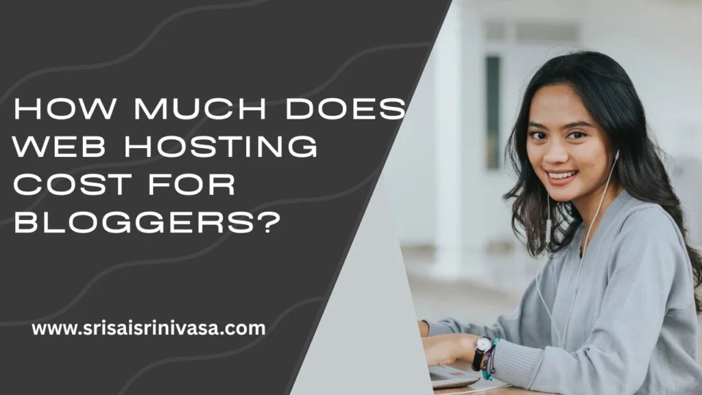 how much does web hosting cost for blogger